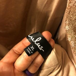 Lulu's Dresses - Rose gold Lulus dress Lulu's Dresses - Rose gold Lulus dress